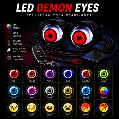 GrinBeam™ - RGB Headlight Eyes