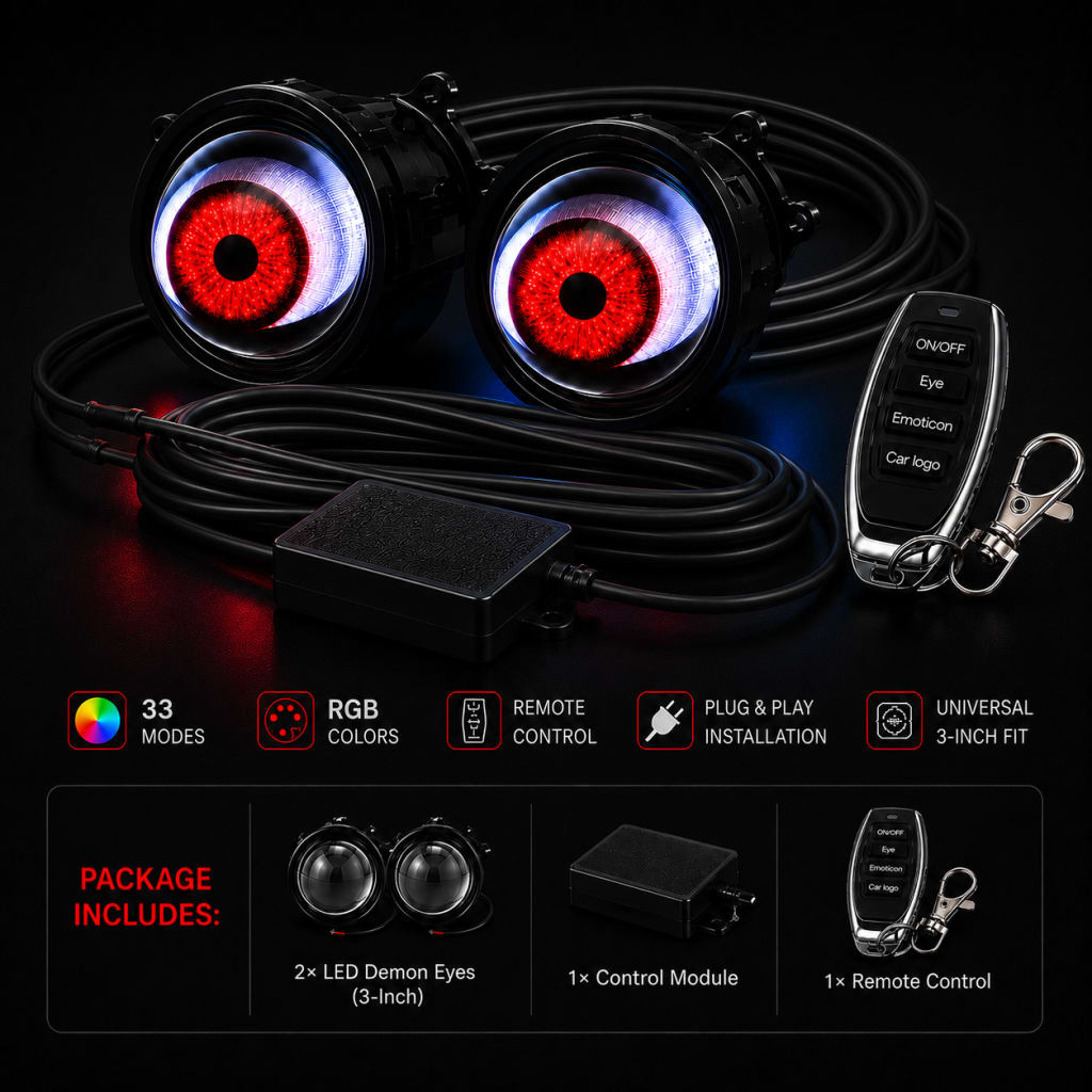 GrinBeam™ - RGB Headlight Eyes